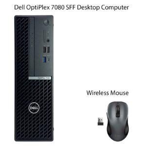Dell OptiPlex 7080 SFF Small Form Factor Desktop Computer - 10th Gen Intel Core i7-10700 8-Core up to 4.80 GHz CPU, 16GB RAM, 1TB Solid State Drive, Intel UHD Graphics 630, Windows 10 Pro (Renewed)