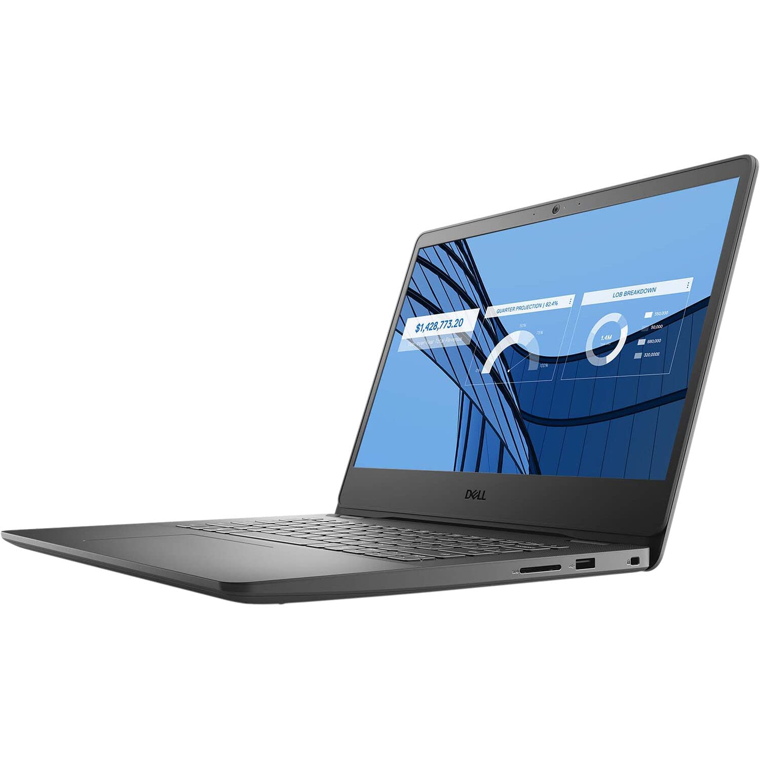 Dell Vostro 14 3400 Business Laptop Computer, 14" FHD Anti-Glare, Intel Quad-Core i5-1135G7 (Beat i7-1065G7), 16GB DDR4 RAM, 512GB PCIe SSD + 1TB HDD, 802.11AC WiFi, Bluetooth, Webcam, Windows 11 Pro