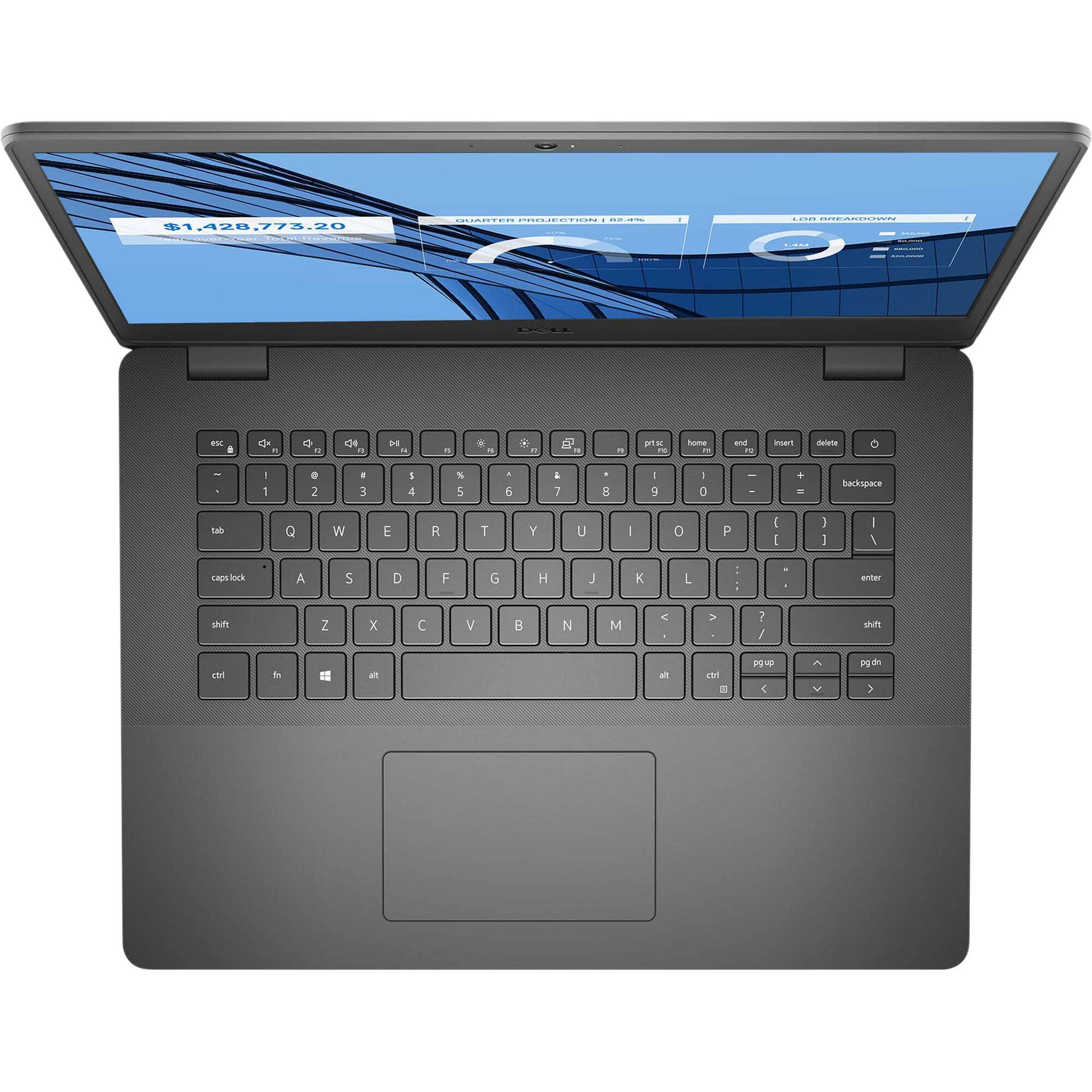 Dell Vostro 14 3400 Business Laptop Computer, 14" FHD Anti-Glare, Intel Quad-Core i5-1135G7 (Beat i7-1065G7), 8GB DDR4 RAM, 256GB PCIe SSD + 1TB HDD, 802.11AC WiFi, Bluetooth, Webcam, Windows 11 Pro