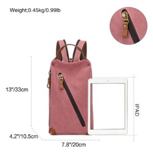 KL928 Canvas Sling Bag - Small Crossbody Backpack Shoulder Casual Daypack Rucksack for Men Women