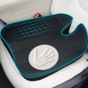 gspscn ergonomic memory foam seat cushion, driver seat cushion pad to improve driving view,non-slip sciatica & back coccyx tailbone pain relief pillow - office chairs,car seat,wheelchair cushion