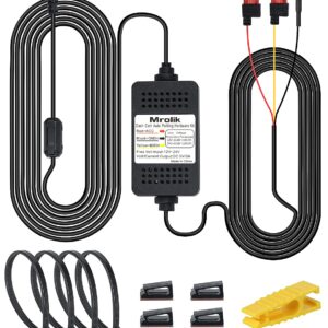 Dash Cam Hardwire kit, Type-C Port Hard Wire Kit Fuse for Dash Cam, 12V-24V to 5V Car Camera Charger Power Cord, Hard Wire Car Charger Cable for Dashcam w/ Battery Drain Protection (Type-C Version)