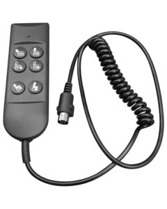 lift chair remote control for home power recline hand control 6 button remote with 5-pin plug extension cable fit for okin dewert limoss lazyboy golden catnapper