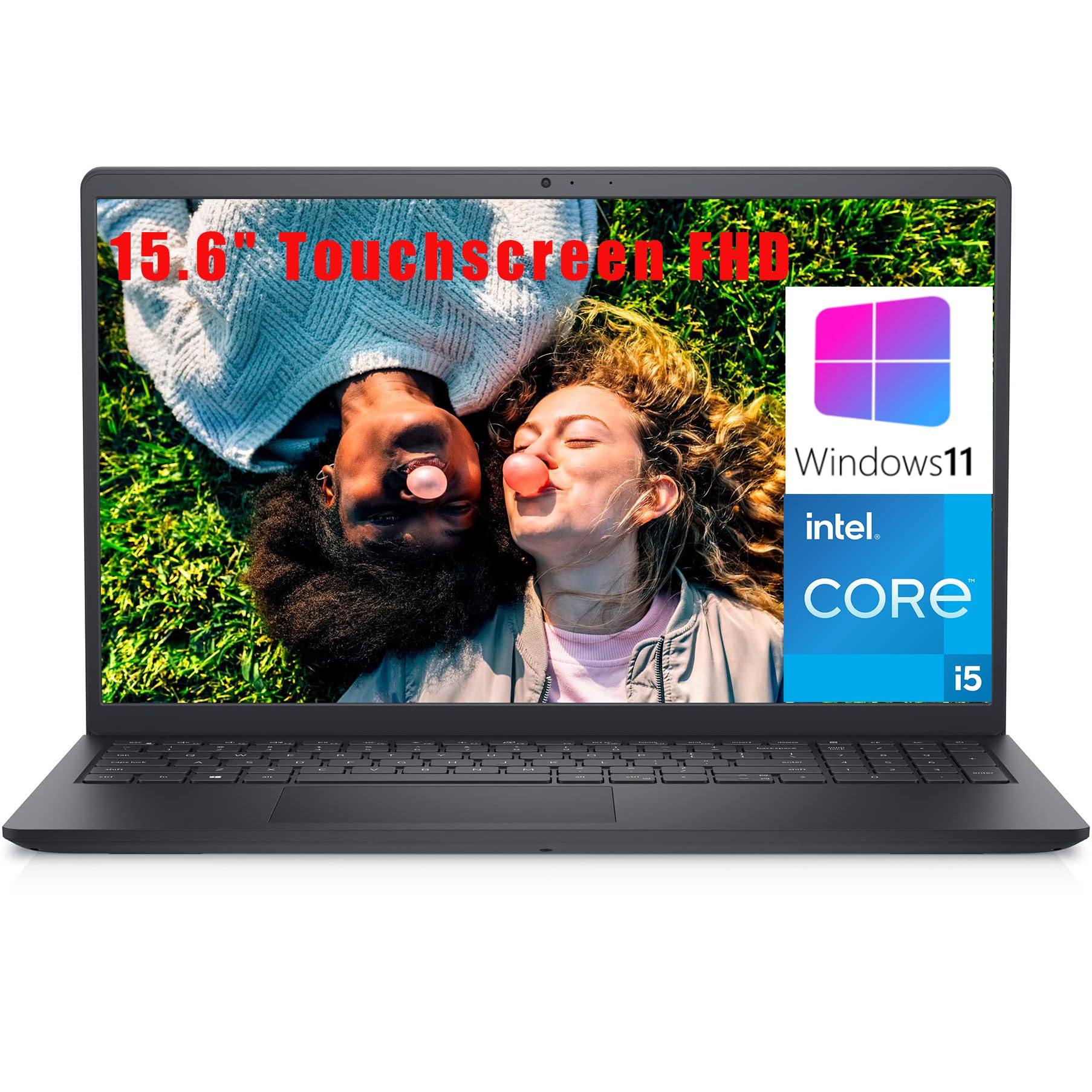 Dell Inspiron 15 3520 15.6" Touchscreen FHD Laptop Computer, Intel Quad-Core i5-1135G7 up to 4.2GHz (Beat i7-1065G7), 8GB DDR4 RAM, 256GB PCIe SSD, 802.11AC WiFi, Bluetooth, Carbon Black, Windows 11