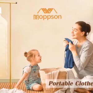 Moppson Portable Dryer.mini Dryer Fit Apartment,Travel,Dorm,RV.Portable Dryer Machine For Clothes With Timing Function Equipped,PTC Heating Body.Dryer Bag & Hanger.For Clothes, Underwear,Baby Clothes