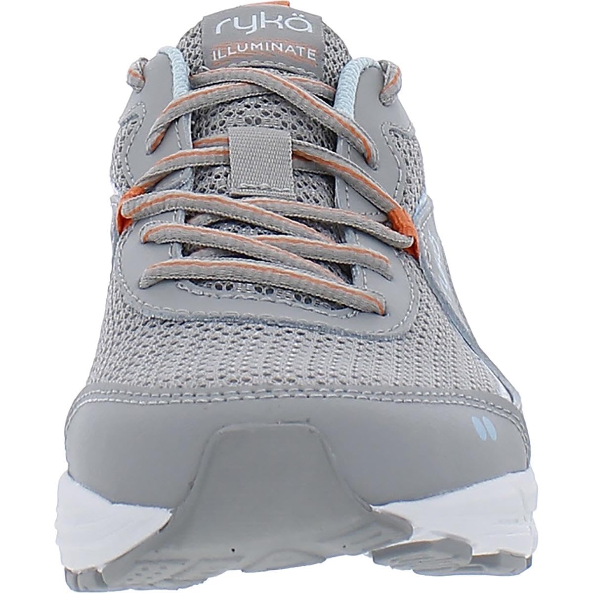 Ryka Womens Illuminate Leather Athletic and Training Shoes Gray 8 Medium (B,M)