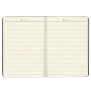 2024 Gallery Leather Desk Weekly Planner - Acadia Black - 8x5.5"