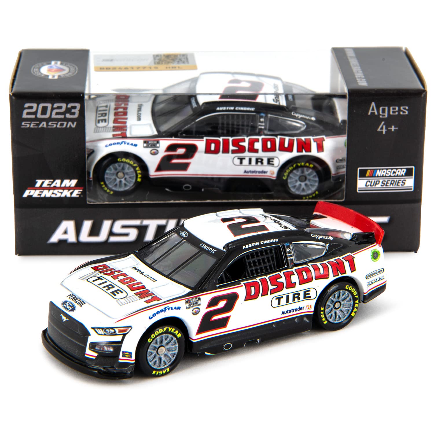 Lionel Racing Austin Cindric 2023 Discount Tire Diecast Car 1:64 Scale