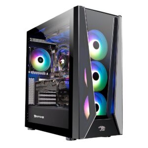 iBuyPower Pro Gaming PC Computer Desktop TraceMRI7N4701 (Intel i7-12700KF 3.6 GHz, Nvidia GeForce RTX 4070 12GB, 16 GB 3200 MHz DDR4 RAM, 1TB NVMe SSD, WiFi Ready, Windows 11 Home)