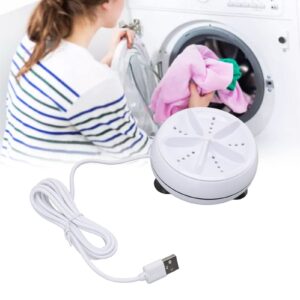 Mini Washing Machine, Portable Ultrasonic Turbine Washer Foldable Design Automatic Cycle with USB Power, Suitable for College Rooms, Travel, Home and Apartment