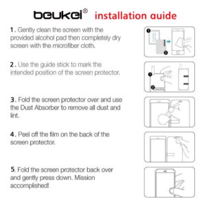 beukei (3 Pack) Compatible for Motorola Moto G Power 5G (2023) [NOT fit for 2020-2022 Version] Screen Protector Tempered Glass, Touch Sensitive,Case Friendly, 9H Hardness