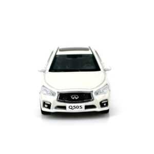 paudimodel paudi model 1/64 scale diecast cars infiniti q50s for adults collection white