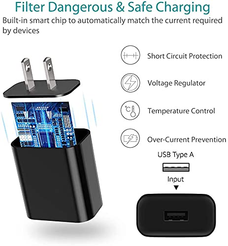 5Ft USB C Fast Wall Charger Fit for T-Mobile REVVL 6/6 Pro 5G, REVVL V+ 5G, REVVL 5G, REVVL 4/4+, Revvlry+, Revvlry USB Type-C Phone Power Adapter Charging Cord Cable