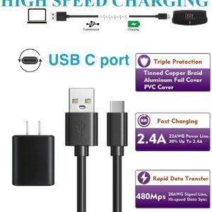 5Ft USB C Fast Wall Charger Fit for T-Mobile REVVL 6/6 Pro 5G, REVVL V+ 5G, REVVL 5G, REVVL 4/4+, Revvlry+, Revvlry USB Type-C Phone Power Adapter Charging Cord Cable