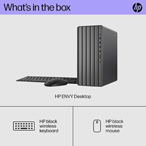 HP Envy Desktop PC, 13th Generation Intel Core i7-13700, 32 GB RAM, 1 TB SSD, Intel UHD Graphics 770, Windows 11 Home, TE01-4020 (2023)