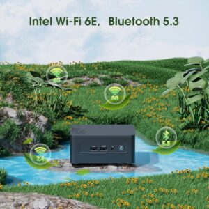 Intel NUC 13 Pro, Arena Canyon Mini Pc with 13th Gen Core i7-1360P (12C/16T & Up to 5.0GHz), 32GB DDR4 RAM & 1TB NVMe SSD, Support 8K, WiFi6E, BT5.3, 2 x Thunderbolt 4, Windows 11 Pro, 18M Cache