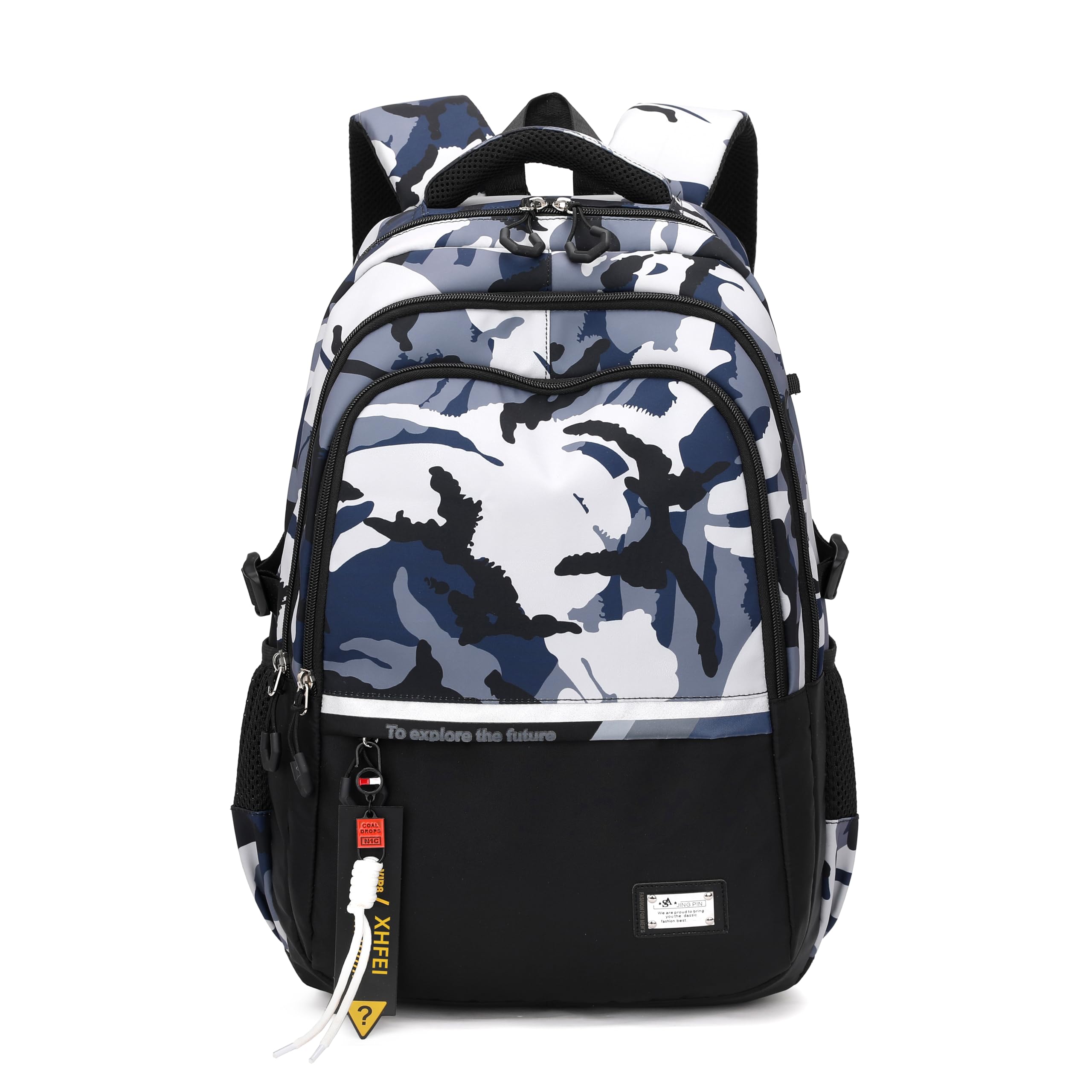 MITOWERMI Boys Backpack for Kids Camouflage School Bags for Elementary Primary Student Bookbags Middle Backpacks Teen Casual Travel Back Pack