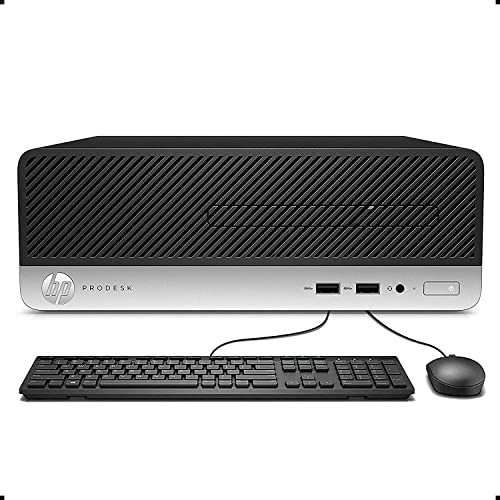 HP ProDesk 400G4 SSF Home and Business Desktop PC, Intel Pentium G4400 3.3GHz, 16GB DDR4 RAM, 1TB SSD, WiFi, BT 4.0, DVD, Windows 10 Pro 64bit, Multi-Language Support English/Spanish/French(Renewed)