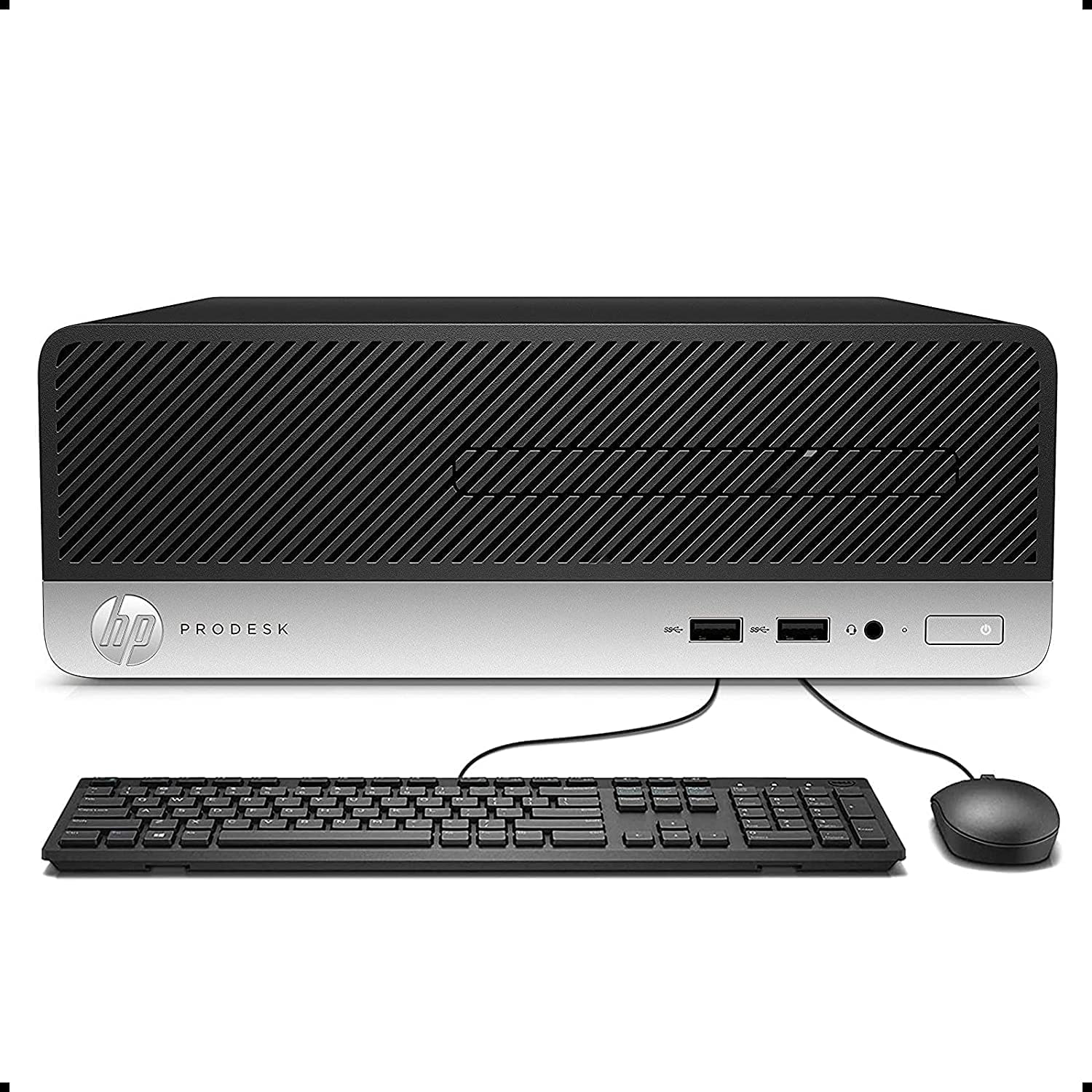 HP ProDesk 400 G4 Small Form Factor Desktop PC, Intel Pentium G4400 3.3GHz, 16GB DDR4, 1TB SSD, WiFi, BT 4.0, DVD, Windows 10 Pro 64-Multi-Language Support English/Spanish/French(Renewed)