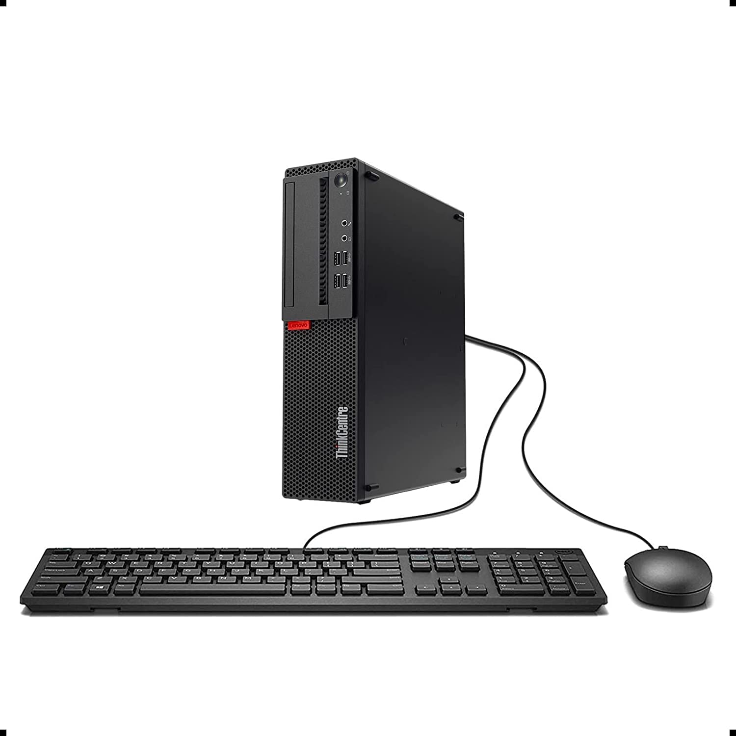 Lenovo ThinkCentre M910S SFF Desktop Computer, Intel Quad Core i5-6500 up to 3.6GHz, 16G DDR4, 512GB SSD, M8+M80, WiFi, BT, DP, VGA, Windows 10 Pro 64 Bit English/Spanish/French(Renewed)