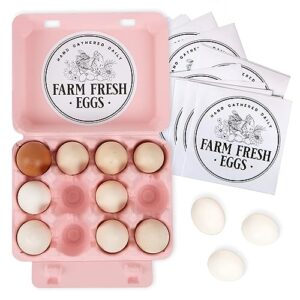 cambell's coop paper egg cartons for chicken eggs- 3 x4 egg cartons light pink (25)