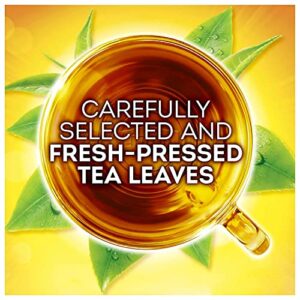 Lipton Tea Bags For A Naturally Smooth Taste Black Tea Can Help Support a Healthy Heart and Silicon Snail Shape Tea Bag Holder plus a card (Black Tea)