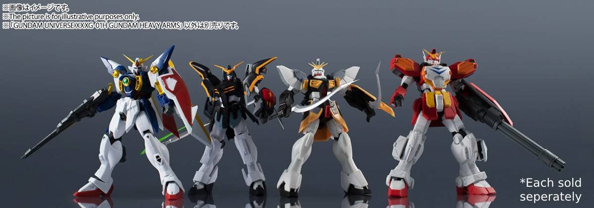 TAMASHII NATIONS Tamashi Nations - Mobile Suit Gundam Wing - XXXG-01H Gundam Heavyarms, Bandai Spirits Gundam Universe