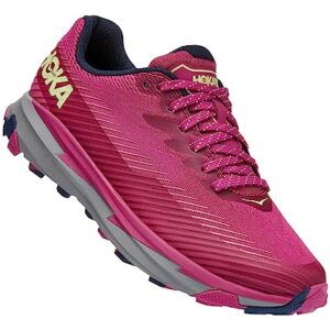 HOKA ONE ONE Torrent 2 Womens Shoes Size 9.5, Color: Festival Fuchsia/Ibis Rose, Fuchsia Ibis Rose Festivals