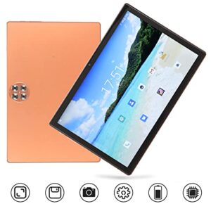 Tablet 10.1 inch Android 12 Cellular Tablet, 8GB RAM and 256GB ROM, Octa Core CPU, 16MP and 8MP Camera, 7000mAh Battery Tablet PC, Orange