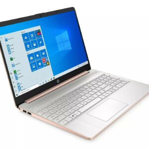 HP 15-ef1073wm, 15.6" HD Screen, AMD Athlon Silver 3050U, 4 GB DDR4 Memory, 128 GB SSD, 1-Year Office 365, Win 10 Home S Mode, Rose Gold