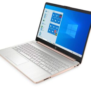 HP 15-ef1073wm, 15.6" HD Screen, AMD Athlon Silver 3050U, 4 GB DDR4 Memory, 128 GB SSD, 1-Year Office 365, Win 10 Home S Mode, Rose Gold