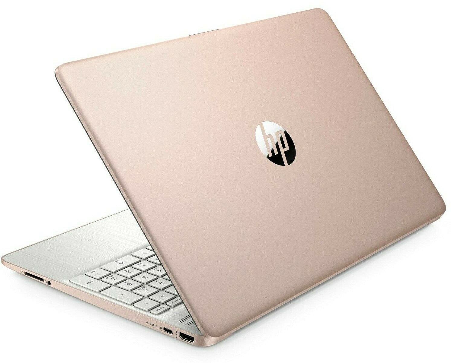 HP 15-ef1073wm, 15.6" HD Screen, AMD Athlon Silver 3050U, 4 GB DDR4 Memory, 128 GB SSD, 1-Year Office 365, Win 10 Home S Mode, Rose Gold