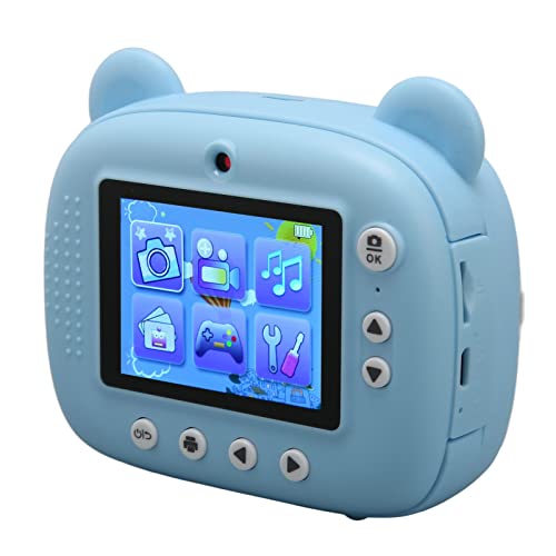 Children Camera, Auto Focus Kids Camera 1050mah Battery Cute for Travel(Blue)