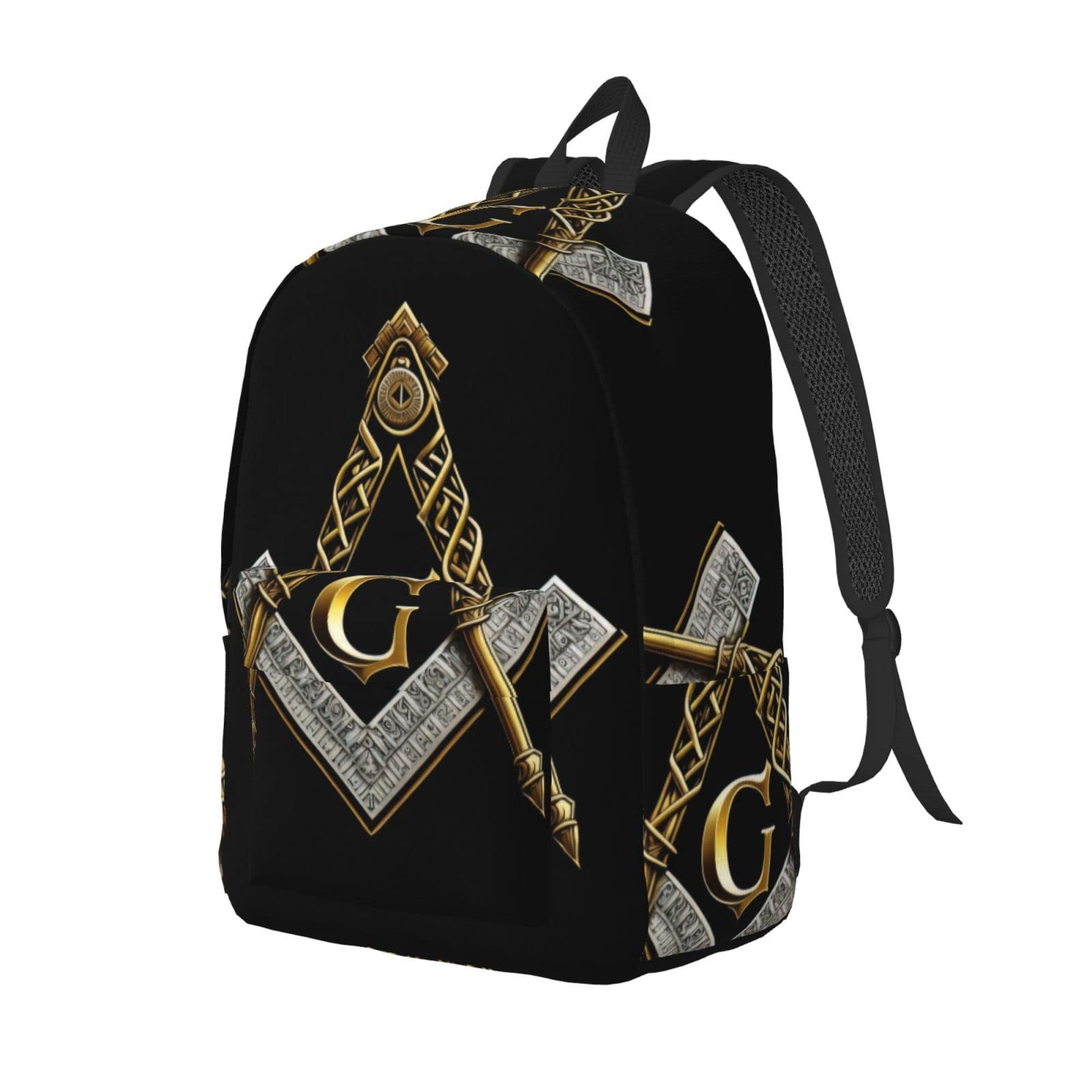 FYCFSLMY Master Mason Masonic Backpack with Adjustable Straps, Suitable for Travel Picnics Activities