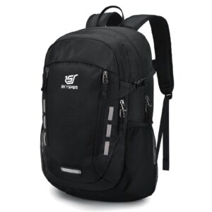 skysper laptop backpack 30l travel backpack for women men work business backpack bookbag fits up to 17 inch laptop(grey)