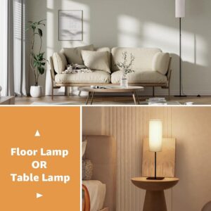 bedee Floor Lamp for Living Room - Modern Standing Lamps 6 Color Temperature 20W with Remote Control Dimmable Lighting for Living Room, Bedroom, Kids Room, Office and Home Decor