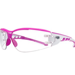 HTS HUNTERSKY E9532 Super Flexible Lightweight Anti Fog Wrap-Around U6 Clear Shooting Safety Glasses with ANSI Z87.1 Scratch Resist