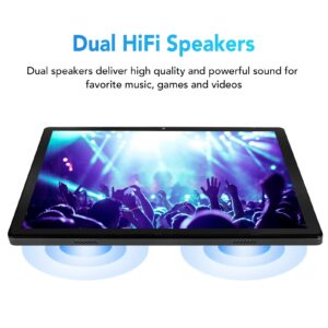 10.1in Tablet for Android, 5GWiFi Tablet 8GB RAM 128GB Storage, 8MP 16MP Dual Camera, Octa core CPU,1920x1200 IPS HD Display Screen,GPS FM WiFi BT, 7000mAh (Blue)