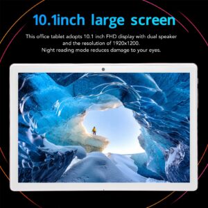Android Tablet 10.1 Inch, 4G 5G WiFi Tablet, 8GB RAM 128GB ROM, Octa Core Processor, 2 Sim Slot, 1 Memory Card, 5+13MP Dual Camera, Computer Tablet for Reading, 6000mAh (Pink)