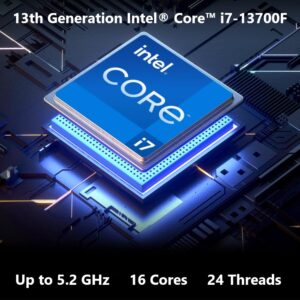 Acer Predator Orion 3000 PO3-650-UR14 Gaming Desktop | 13th Gen Intel Core i7-13700F 16-Core | NVIDIA GeForce RTX 3070 | 16GB DDR5 | 1TB PCIe Gen 4 SSD | Intel Wi-Fi 6E | Keyboard & Mouse,Black