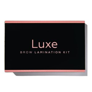Pro Eyebrow Lamination Kit by Luxe Cosmetics - Perfectly Laminated Brows for 8 Weeks - Easy DIY, 3 Full Applications - Complete Brow Lamination Kit at Home for Fuller and Thicker Eyebrows