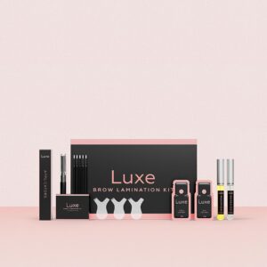 Pro Eyebrow Lamination Kit by Luxe Cosmetics - Perfectly Laminated Brows for 8 Weeks - Easy DIY, 3 Full Applications - Complete Brow Lamination Kit at Home for Fuller and Thicker Eyebrows