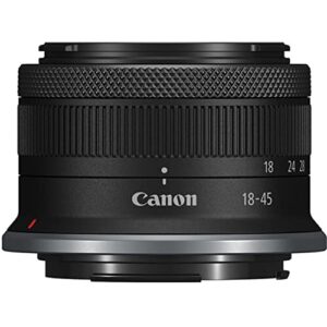 Canon EOS R50 Mirrorless Digital Camera with RF-S 18-45mm f/4.5-6.3 is STM Lens + 75-300mm F/4-5.6 III Lens + 50mm f/1.8 STM Lens + 128GB Memory + Case + Tripod + Filters (43pc Bundle)