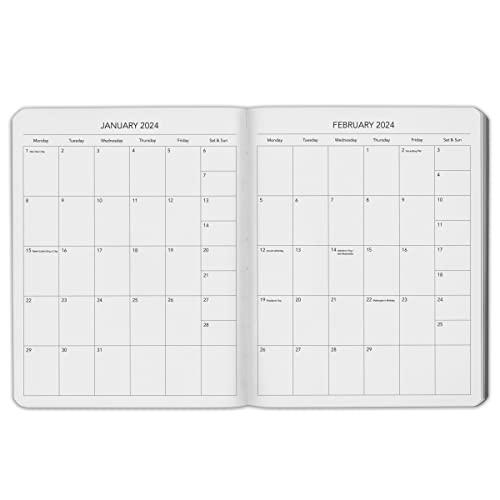 Harbor Journal Weekly Planner 2024 - Cambridge Reef Blue - 9"x7"