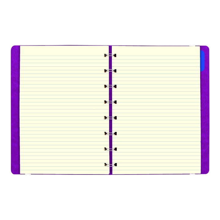 Filofax Weekly Planner, 12 Months, January to December, 2024, Twin-Wire Binding, Bilingual, 8.25" x 5.75", Fuchsia (C1851403-24)