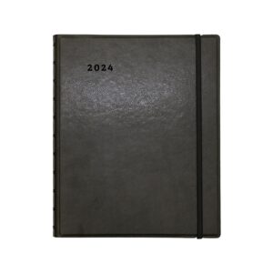 2024 Filofax 8.5-inch x 10.88-inch Academic & Calendar Monthly Planner, Black (C1811001)