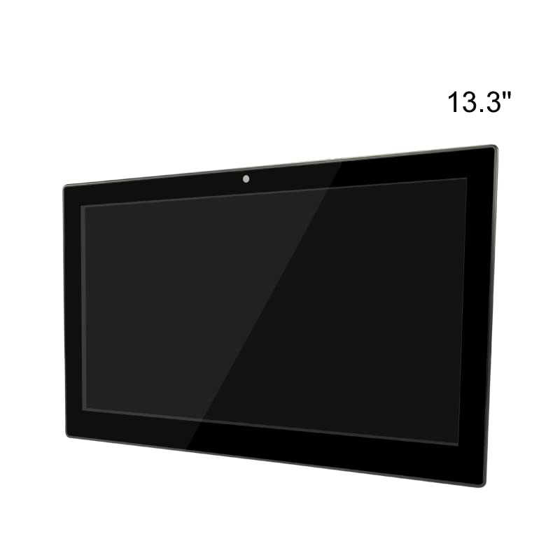 RAYPODO 13.3 Inch PoE Mount Tablet with Android - Perfect for Digital Signage and Automation Control with Black Color
