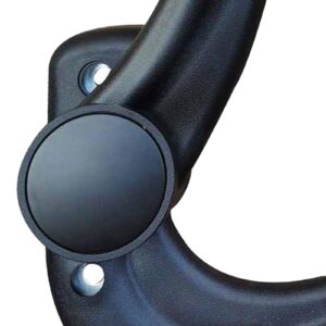 Amagogo Replacement Adjustable Arms for Office Chair Support Arms and Elbow Hardware Comfort Replaces Gaming Chair Armrest Pads with Arm Pads, Black