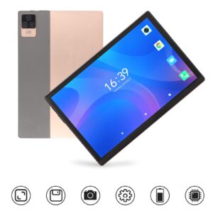 Android 12 Tablet 10.1 Inch Tablets, 12GB RAM 256GB ROM, Octa Core CPU, 512GB Expand, FHD Display, 8MP+16MP Camera, 2.4G/5G WiFi, BT5.0, 4G Cellular Network, 7000mAh Battery (Gold)