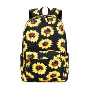 imyth backpack for teen girls, kids, cute colorful bookbag school daypacks for elementary middle students,sunflower